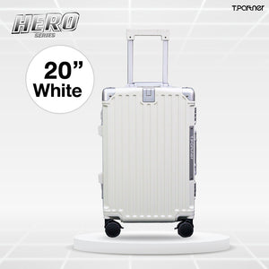 กระเป๋าเดินทาง Hero Series สีขาว ขนาด 20 นิ้ว ดีไซน์ทันสมัย