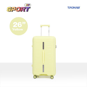 กระเป๋าเดินทาง PP Series รุ่น Sport ขนาด 26 นิ้ว สีเหลือง ดีไซน์ทันสมัย