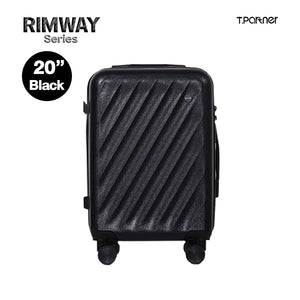 กระเป๋าเดินทาง Rimway Series ขนาด 20 นิ้ว สีดำ ดีไซน์ลายขวาง