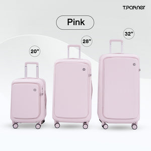 กระเป๋าเดินทางรุ่น Glamorous Series สีชมพู 3 ขนาด: 20, 28, 32 นิ้ว