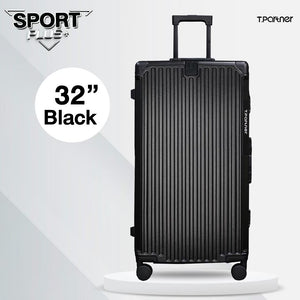 กระเป๋าเดินทาง Sport Plus+ Series สีดำ ขนาด 32 นิ้ว ดีไซน์ทันสมัย
