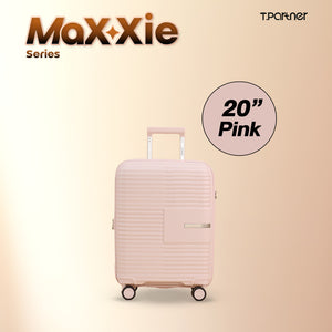 กระเป๋าเดินทาง MaXXie Series ขนาด 20 นิ้ว สีชมพูอ่อน ดีไซน์ทันสมัย