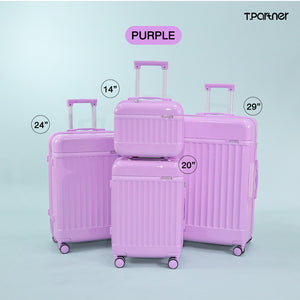 ชุดกระเป๋าเดินทางรุ่น Melody Series สีม่วง ขนาด 14, 20, 24 และ 29 นิ้ว