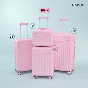 กระเป๋าเดินทาง Melody Series สีชมพู 3 ขนาด 14, 20, 24, 29 นิ้ว