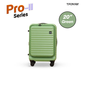 กระเป๋าเดินทางล้อลากสีเขียวอ่อน รุ่น Pro-II Series ขนาด 20 นิ้ว