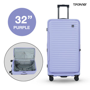 กระเป๋าเดินทางล้อลากสีม่วงขนาด 32 นิ้ว รุ่น Pro Trunk Series เปิดภายใน