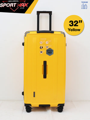 กระเป๋าเดินทาง Sport Max ขนาด 32 นิ้ว สีเหลืองสดใส ดีไซน์ทันสมัย
