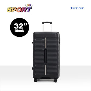 กระเป๋าเดินทางล้อลากสีดำขนาด 32 นิ้ว รุ่น Sport PP Series ดีไซน์ทันสมัย