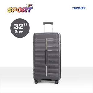 กระเป๋าเดินทาง PP Series รุ่น Sport ขนาด 32 นิ้ว สีเทา ดีไซน์ทันสมัย