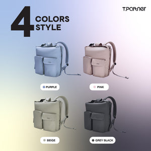 กระเป๋าเป้สะพายหลัง 4 สี 4 in 1 Everyday Backpack สีม่วง ชมพู เบจ เทา