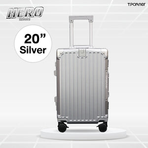 กระเป๋าเดินทาง Hero Series ขนาด 20 นิ้ว สีเงิน ดีไซน์ทันสมัย