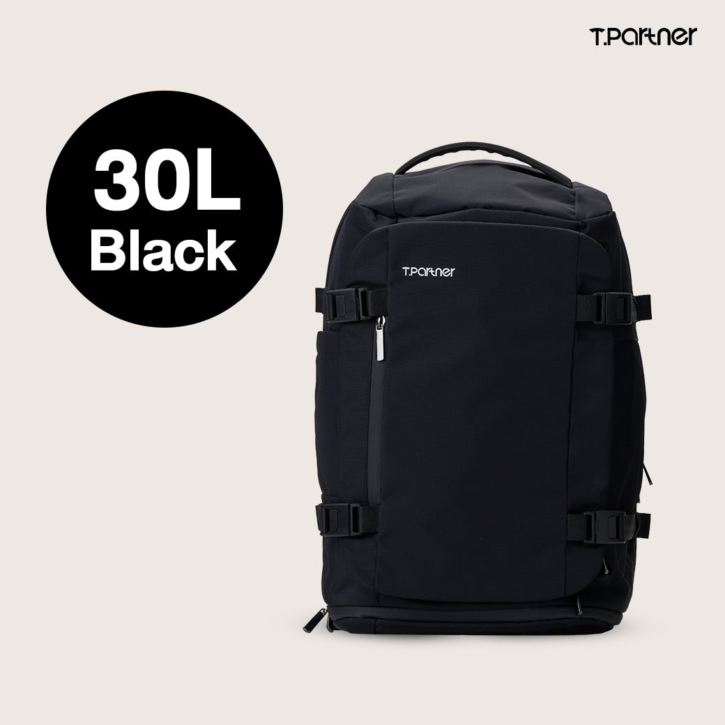กระเป๋าเป้สีดำ Navis Backpack ขนาด 30 ลิตร ดีไซน์ทันสมัย สำหรับเดินทาง