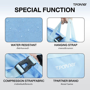 กระเป๋าจัดระเบียบ Foldable Hanging Travel Organizer Bag กันน้ำ แขวนได้