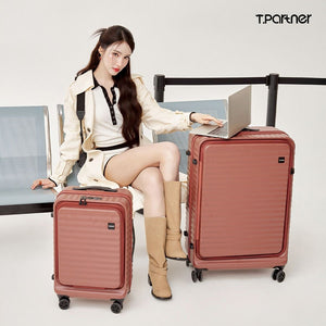 กระเป๋าเดินทางรุ่น Pro-II Series สีชมพูอ่อน ดีไซน์สวยงาม เหมาะกับการเดินทาง