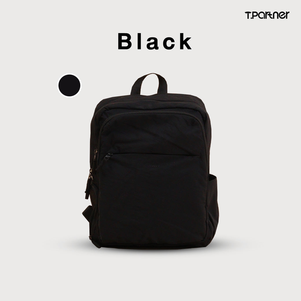 กระเป๋าเป้ Puffy Back Pack สีดำ ดีไซน์ทันสมัย ผลิตจากวัสดุคุณภาพ