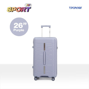 กระเป๋าเดินทาง PP Sport Series ขนาด 26 นิ้ว สีม่วง ดีไซน์ทันสมัย