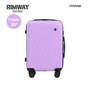 กระเป๋าเดินทาง Rimway Series สีม่วง ขนาด 20 นิ้ว ดีไซน์ลายคลื่น