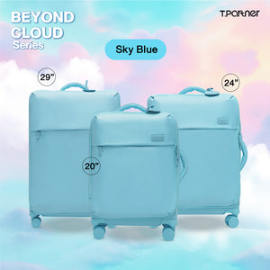 กระเป๋าเดินทาง Beyond Cloud Series สีฟ้าอ่อน 3 ขนาด 20, 24, 29 นิ้ว