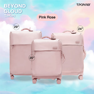 กระเป๋าเดินทาง Beyond Cloud Series สีชมพูโรส มี 3 ขนาด 20, 24, 29 นิ้ว
