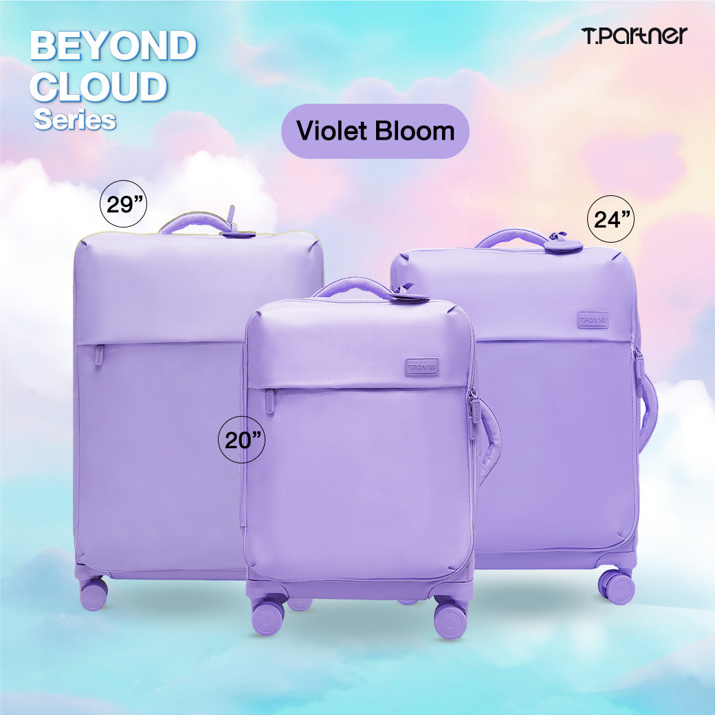 กระเป๋าเดินทาง Beyond Cloud Series สี Violet Bloom ขนาด 20, 24 และ 29 นิ้ว