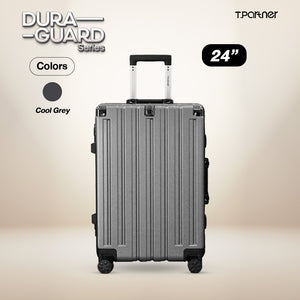 กระเป๋าเดินทางรุ่น Dura Guard Series ขนาด 24 นิ้ว สีเทา Cool Grey