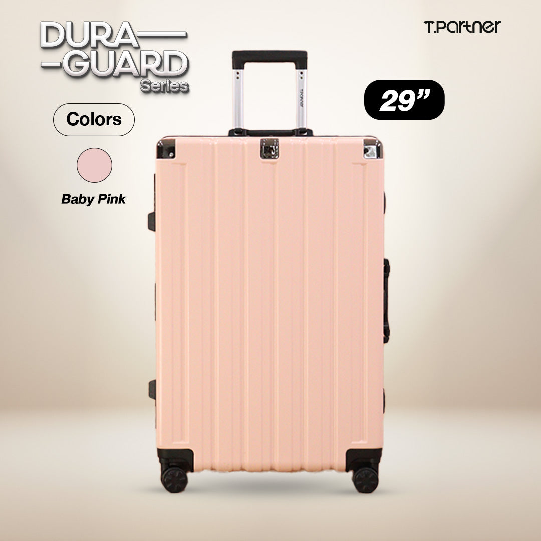กระเป๋าเดินทางรุ่น Dura Guard Series สี Baby Pink ขนาด 29 นิ้ว