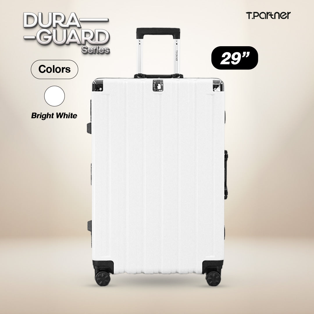 กระเป๋าเดินทางล้อลากสีขาว ขนาด 29 นิ้ว รุ่น Dura Guard Series