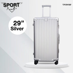 กระเป๋าเดินทางรุ่น Sport Plus+ Series ขนาด 29 นิ้ว สีเงิน ดีไซน์หรูหรา