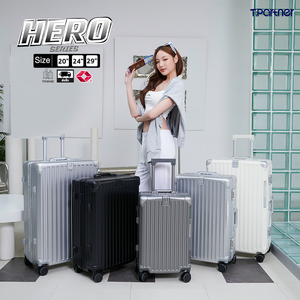 ชุดกระเป๋าเดินทาง Hero Series สีเงิน ดำ และขาว ขนาด 20, 24, 29 นิ้ว