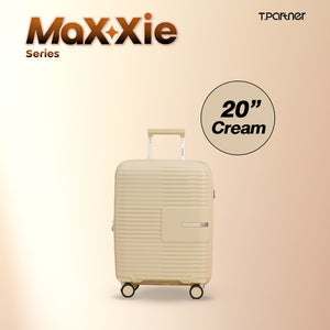 กระเป๋าเดินทาง MaXXie Series สีครีม ขนาด 20 นิ้ว ดีไซน์ทันสมัย