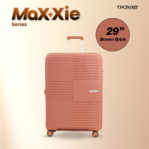 กระเป๋าเดินทาง MaXXie Series ขนาด 29 นิ้ว สีน้ำตาลอิฐ ดีไซน์สวยงาม