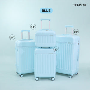 กระเป๋าเดินทาง Melody Series สีฟ้า 3 ขนาด: 14, 20, 24 และ 29 นิ้ว