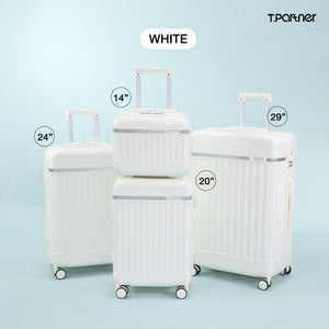 กระเป๋าเดินทางรุ่น Melody Series สีขาว มี 3 ขนาด 14, 20, 24, 29 นิ้ว