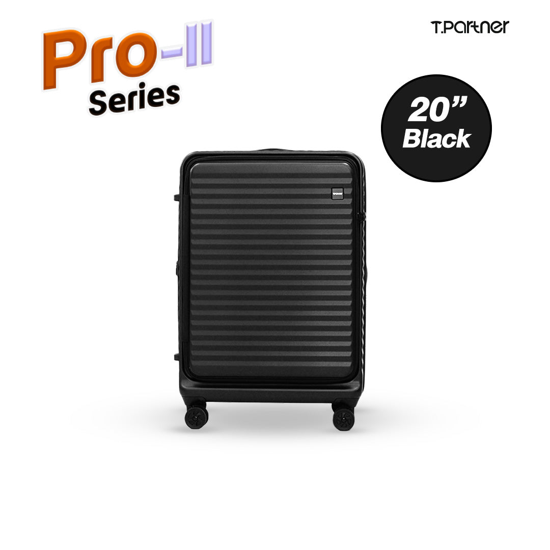 กระเป๋าเดินทางรุ่น Pro-II Series สีดำ ขนาด 20 นิ้ว
