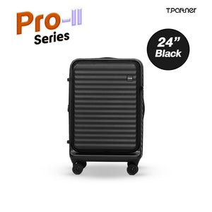 กระเป๋าเดินทาง Pro-II Series สีดำ ขนาด 24 นิ้ว ดีไซน์ทันสมัย