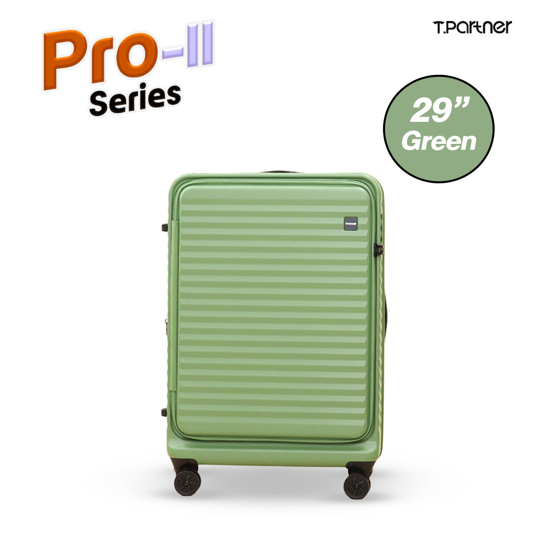กระเป๋าเดินทาง Pro-II Series สีเขียว ขนาด 29 นิ้ว ดีไซน์ทันสมัย