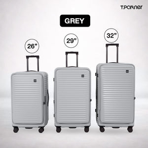 กระเป๋าเดินทาง Pro Trunk Series สีเทา 3 ขนาด: 26, 29 และ 32 นิ้ว