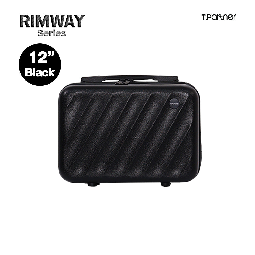 กระเป๋าเดินทาง Rimway Series ขนาด 12 นิ้ว สีดำ ดีไซน์ลายคลื่น