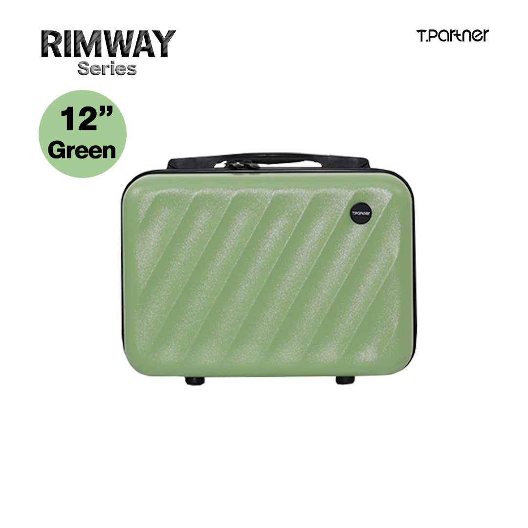 กระเป๋าเดินทาง Rimway Series ขนาด 12 นิ้ว สีเขียวดีไซน์ลายคลื่น