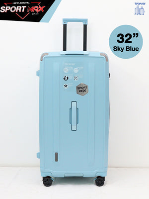 กระเป๋าเดินทาง Sport Max Series ขนาด 32 นิ้ว สีฟ้าอ่อน รุ่น ZIP-623