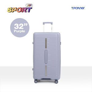 กระเป๋าเดินทาง PP Sport Series สีม่วง ขนาด 32 นิ้ว ล้อลาก 4 ล้อ