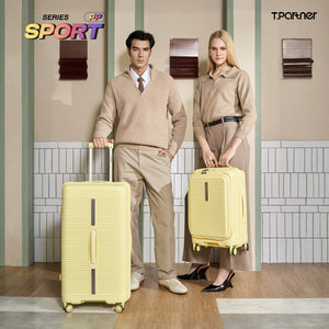 กระเป๋าเดินทางรุ่น Sport PP Series สีเหลืองสดใส ดีไซน์ทันสมัยสำหรับทุกการเดินทาง