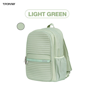 กระเป๋าเป้ T.PARTNER สีเขียวอ่อน รุ่น NEO Series One พร้อมช่องใส่ของด้านหน้า