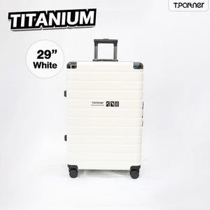 กระเป๋าเดินทาง Titanium Series ขนาด 29 นิ้ว สีขาว ดีไซน์ทันสมัย